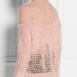 Acne Soft Pink Mohair Knit